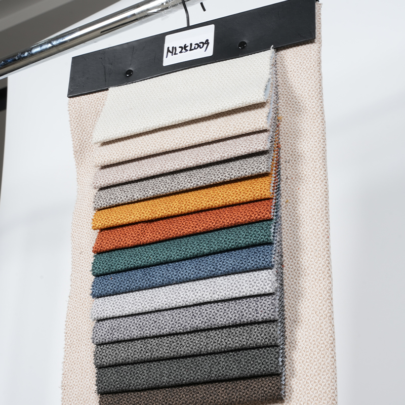 Quinque Character Grid Jacquard Polyester Sofa Fabric Quinque Character Grid Jacquard Polyester Sofa Fabric